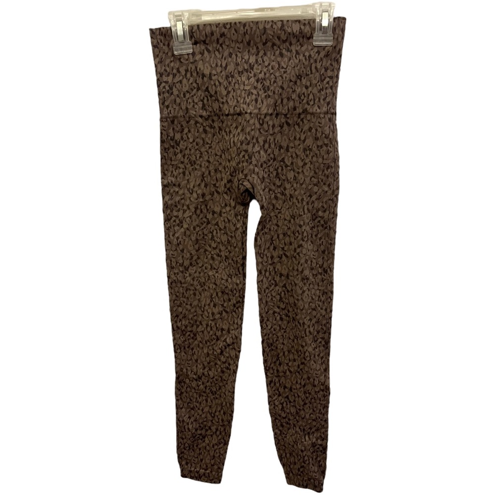 Spanx Look At Me Now Seamless Leggings Animal Leopard Print Women’s Small Size - Picture 3 of 4